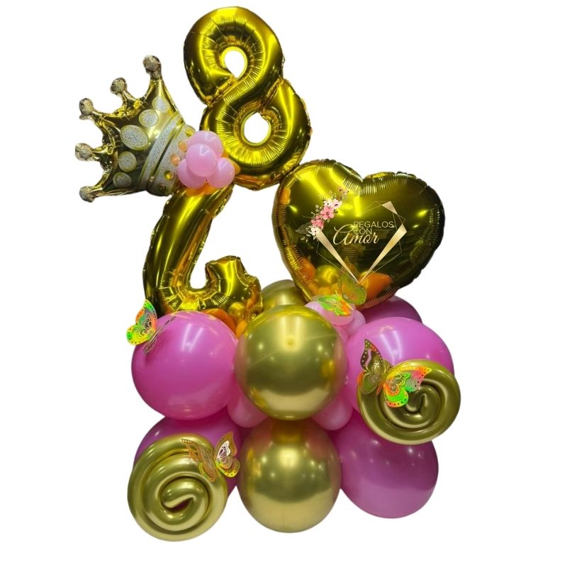 259 Arreglo de Globos con Números - Imagen 1